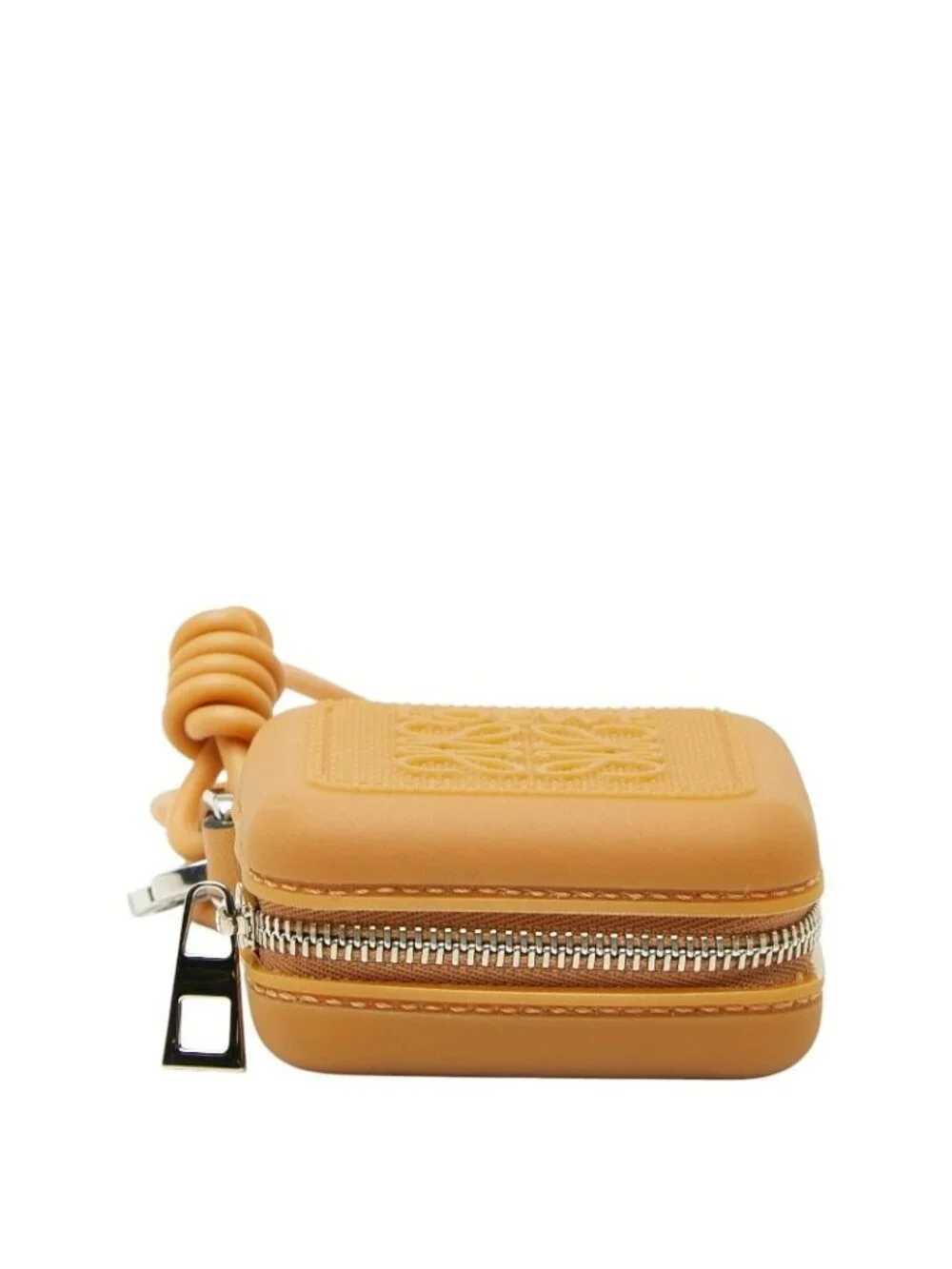 Loewe Anagram Coin Purse Brown Lava Leather